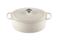 Cocotte Signature en fonte emaillee Ronde 26 cm Meringue